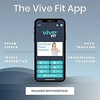 Vista 9 de Finger Strengthener by Vive (3 Pack) Hand Grip Equipment for Guitar, Musicians, Rock Climbing & Therapy - Gripper with Exercise Guide for