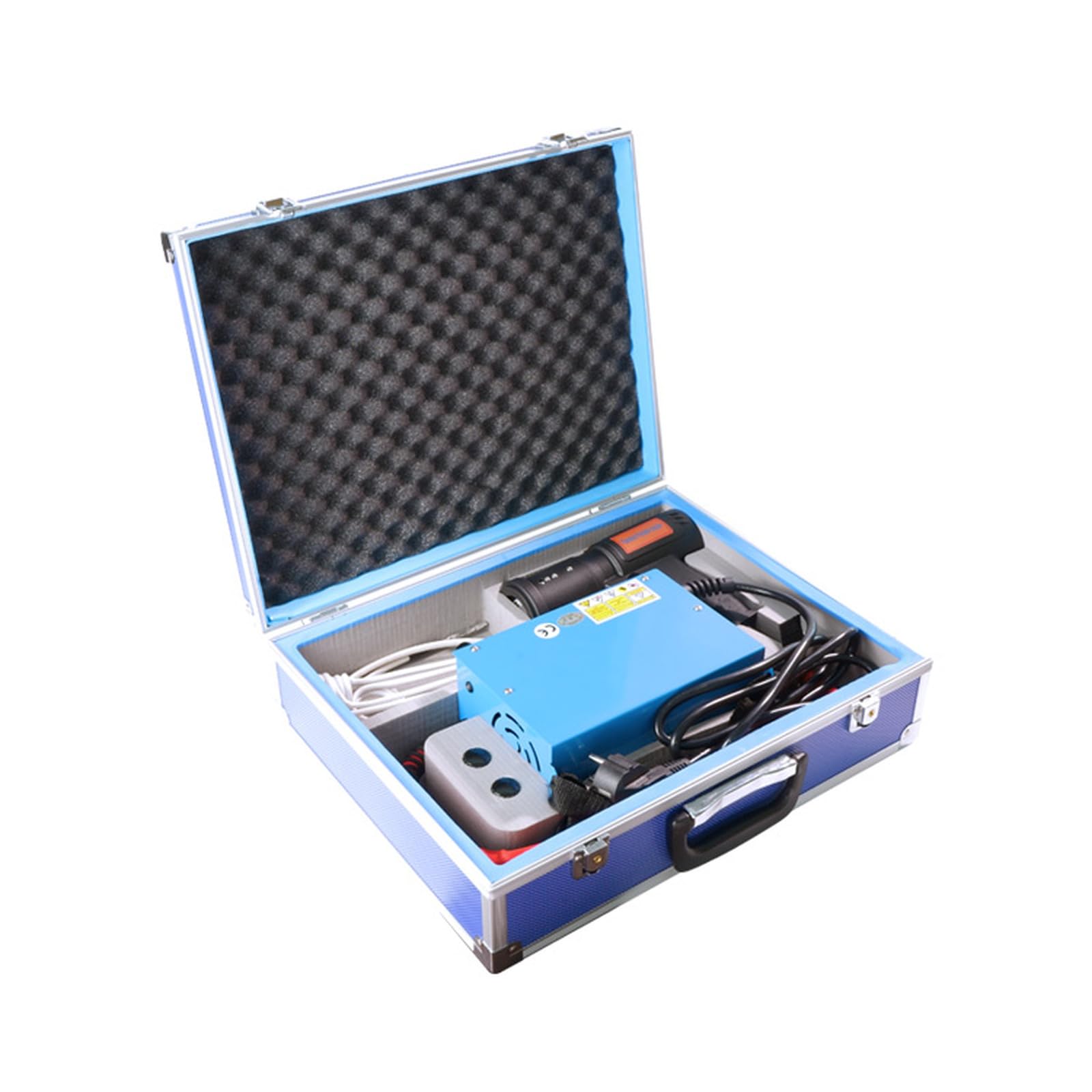 Strumento portatile per riscaldamento a induzione elettromagnetica, senza fiamma, per rimozione di bulloni, dadi, cuscinetti, con custodia, per auto, fai da te e lavori in metallo