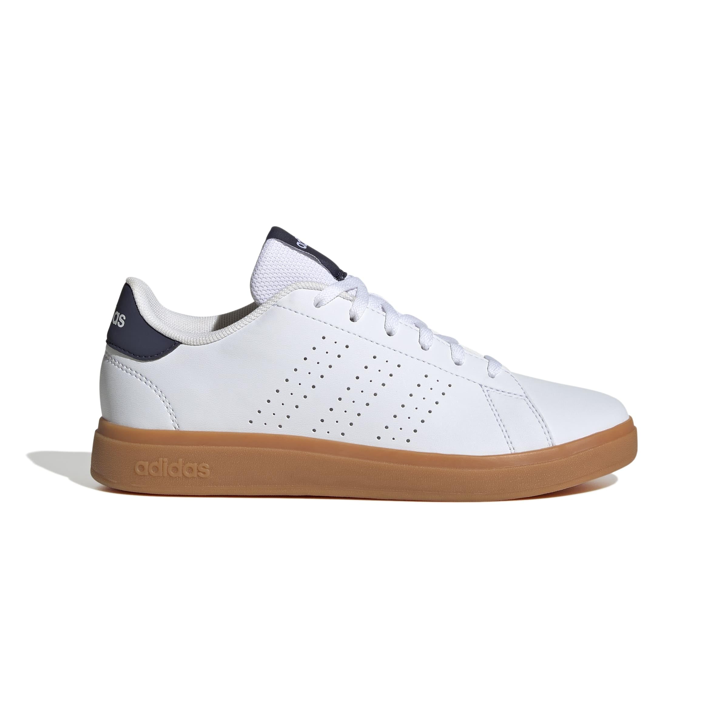 Adidas Boys White Advantage Lifestyle Trainers  in Size 5, Sports Direct
