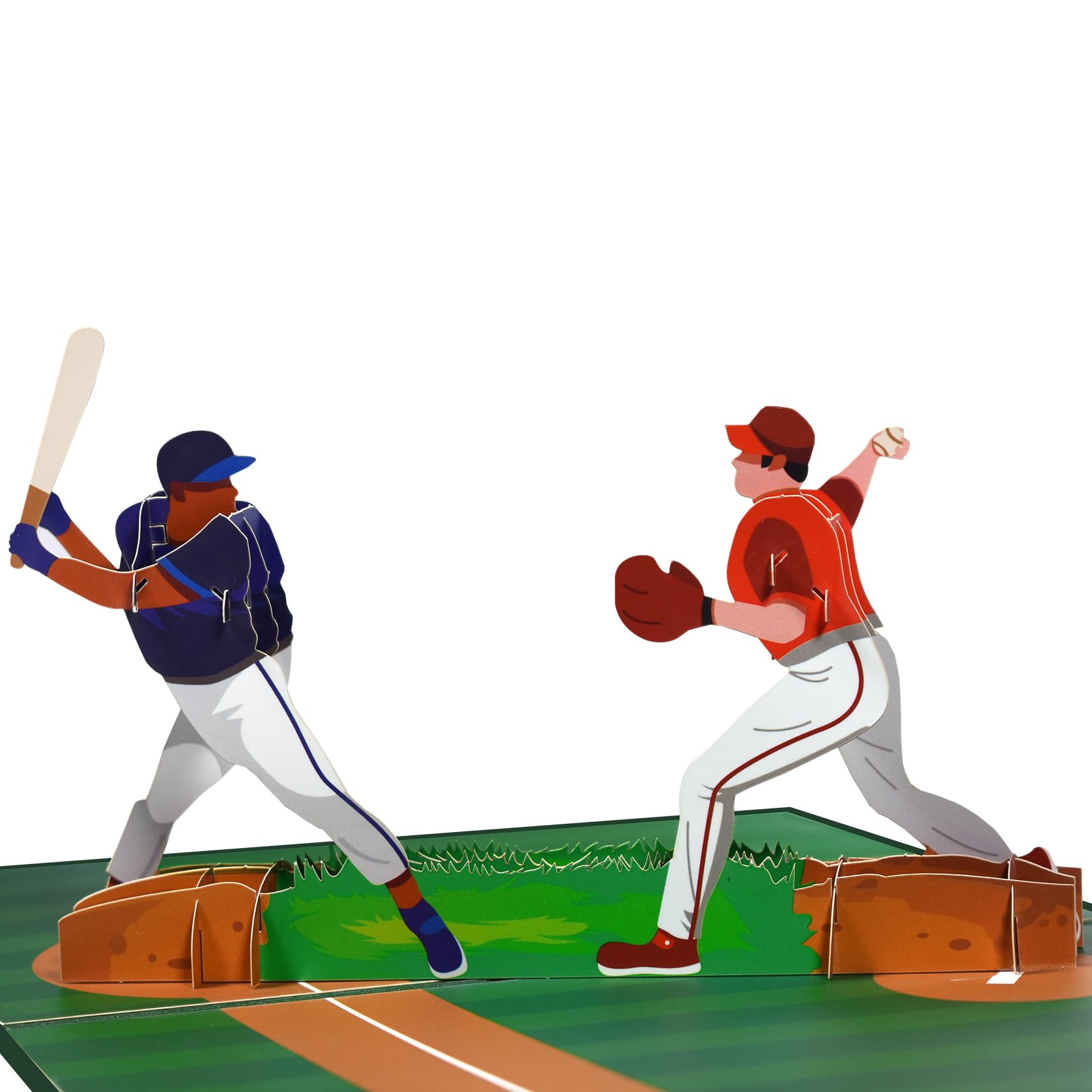 GREETING ART Baseball Pop Up Card, Fathers Day Card for Dad Husband Grandad, 3d Sports Greeting Cards for Birthday, Retirement, Anniversary