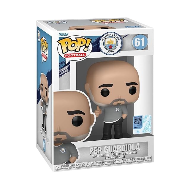 Funko Football Figura Vinilo Manchester City - Pep Guardiola no. 61 Unisex Pop! Multicolor PVC