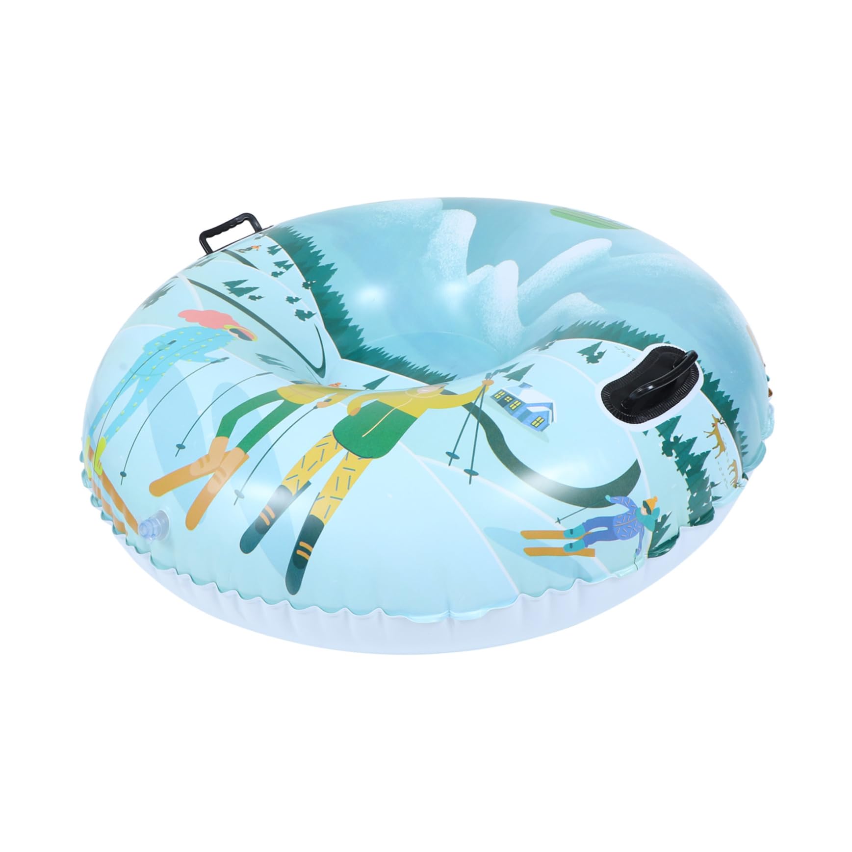 Sosoport 1pezzi Ciambella da Neve Gonfiabile in Pvc Resistente all Usura Maniglie Rinforzate per Slittino Esterno per Ragazzo Ragazza Ragazza e Amici Amanti dello Slittino