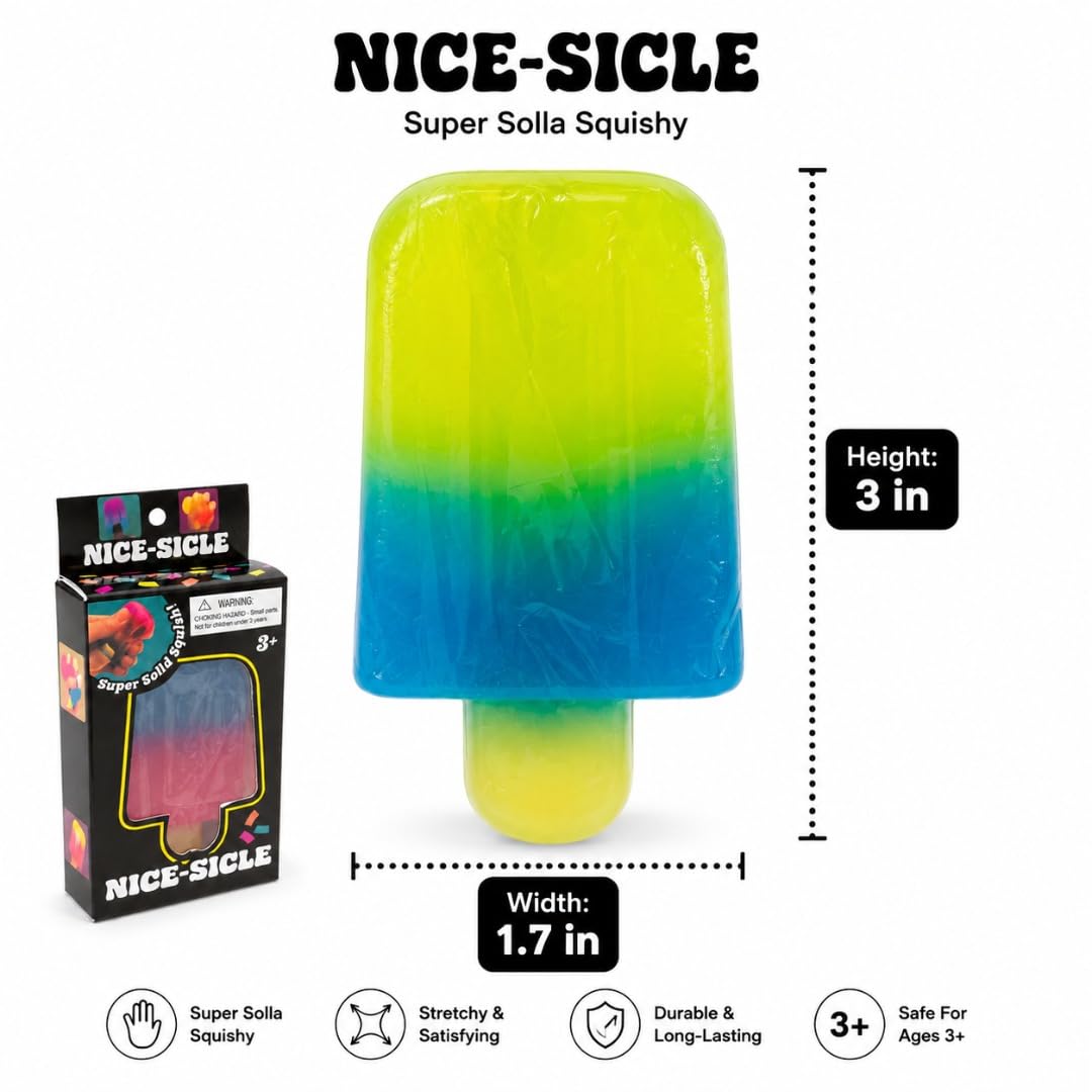 Wanna Party Ice Cream Squishy - Stress Relief Toy -8
