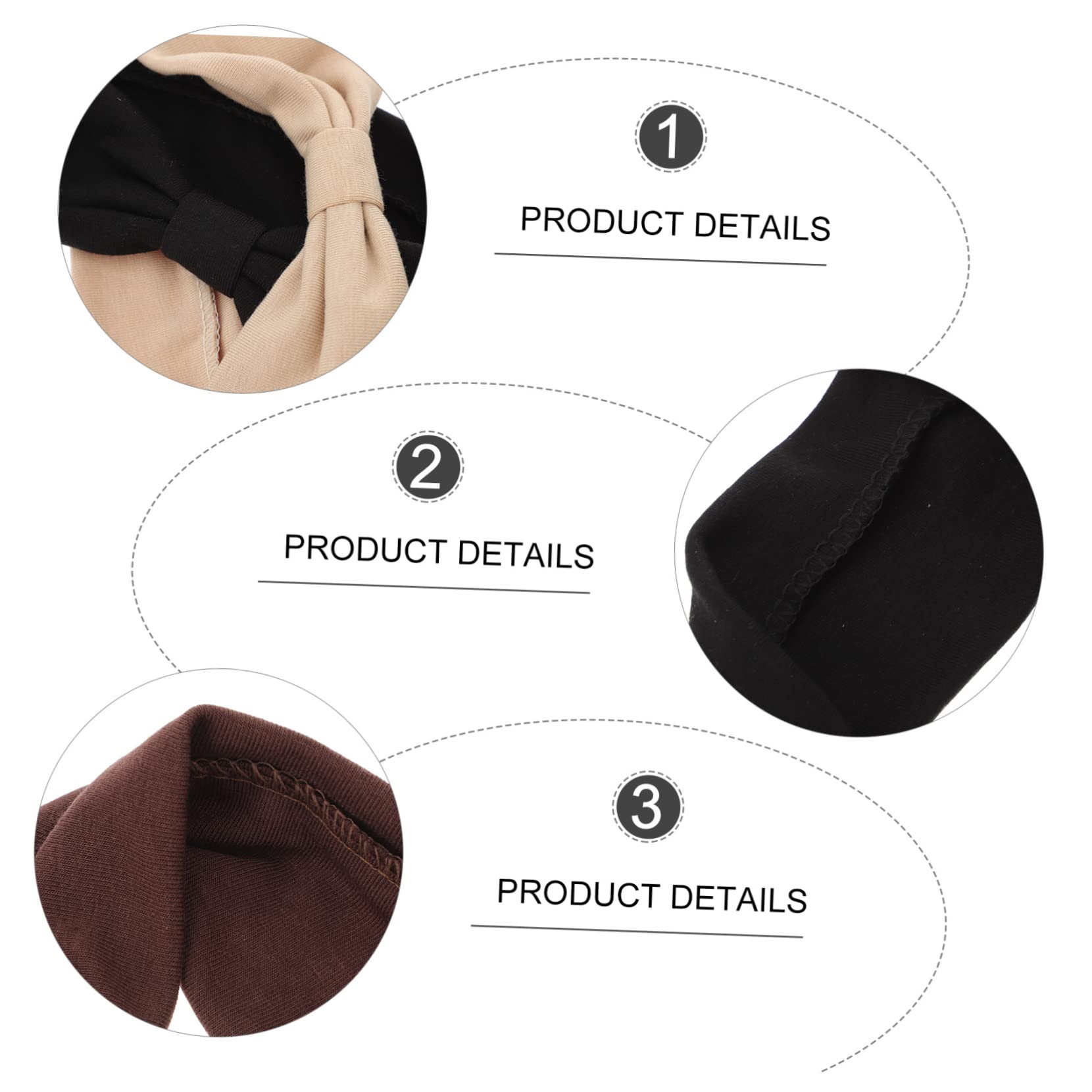 Beaupretty 12 Diademas Anudadas Anchas Para El Pelo Diadema Elástica Turbante Diademas Anudadas Diadema De Yoga Diadema Para Lavado De Cara Diademas Para Mujer Corbata De Algodón