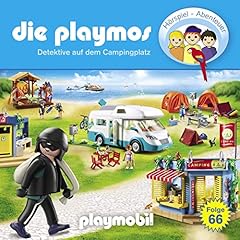 Detektive auf dem Campingplatz. Das Original Playmobil H&ouml;rspiel Titelbild