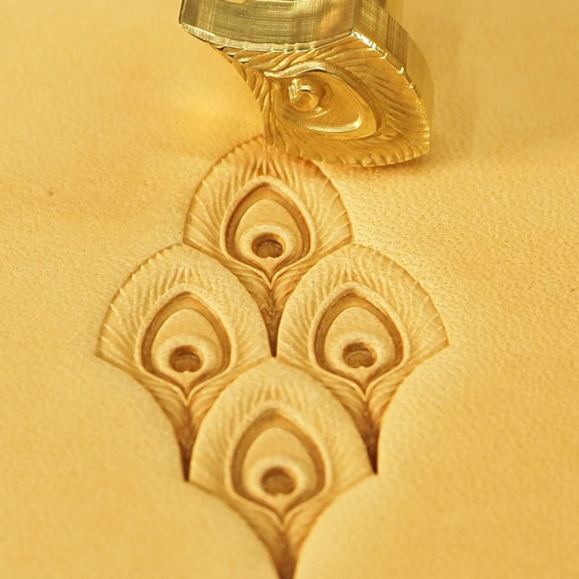 Leather Stamp Tools Stamps Stamping Carving Punches Tool Craft Leathercrafting Punch Peacock Feather