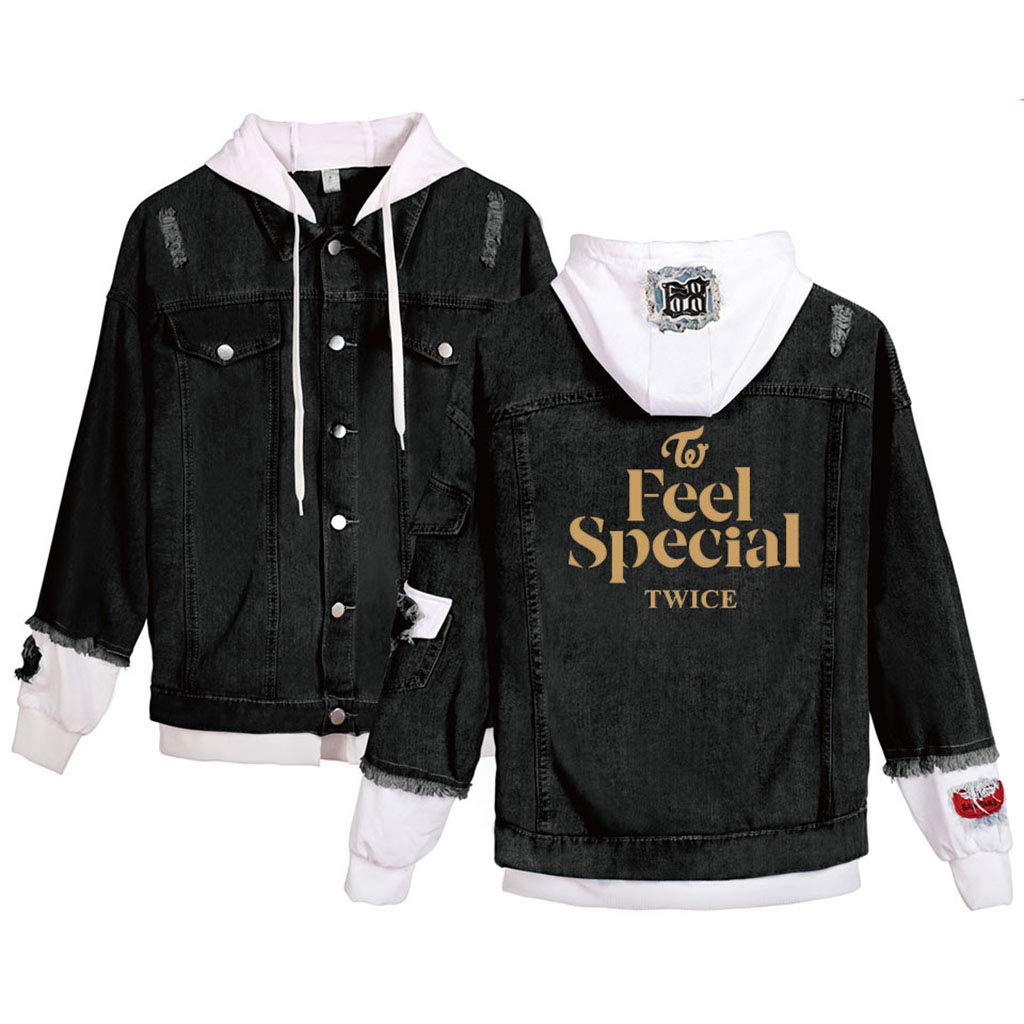 Aopostall Kpop Twice Feel Special Merch Tzuyu Sana Nayeon Jihyo Chaeyoung Denim Jacket New Album Hoo