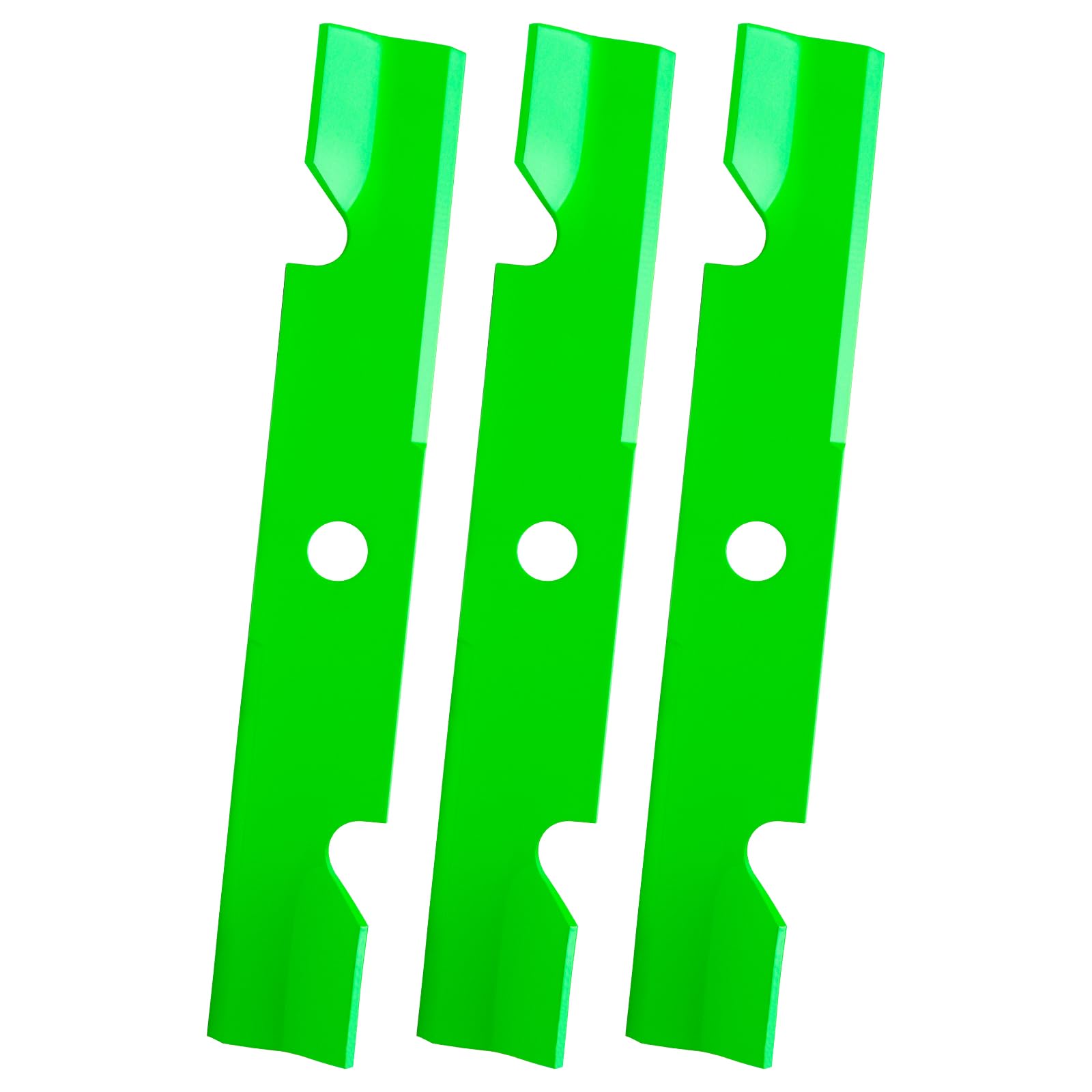 103-6401 103-6381 - Cuchilla para cubiertas de cortacésped Ex Mark Lazer Z CT de 48 pulgadas (3 unidades)