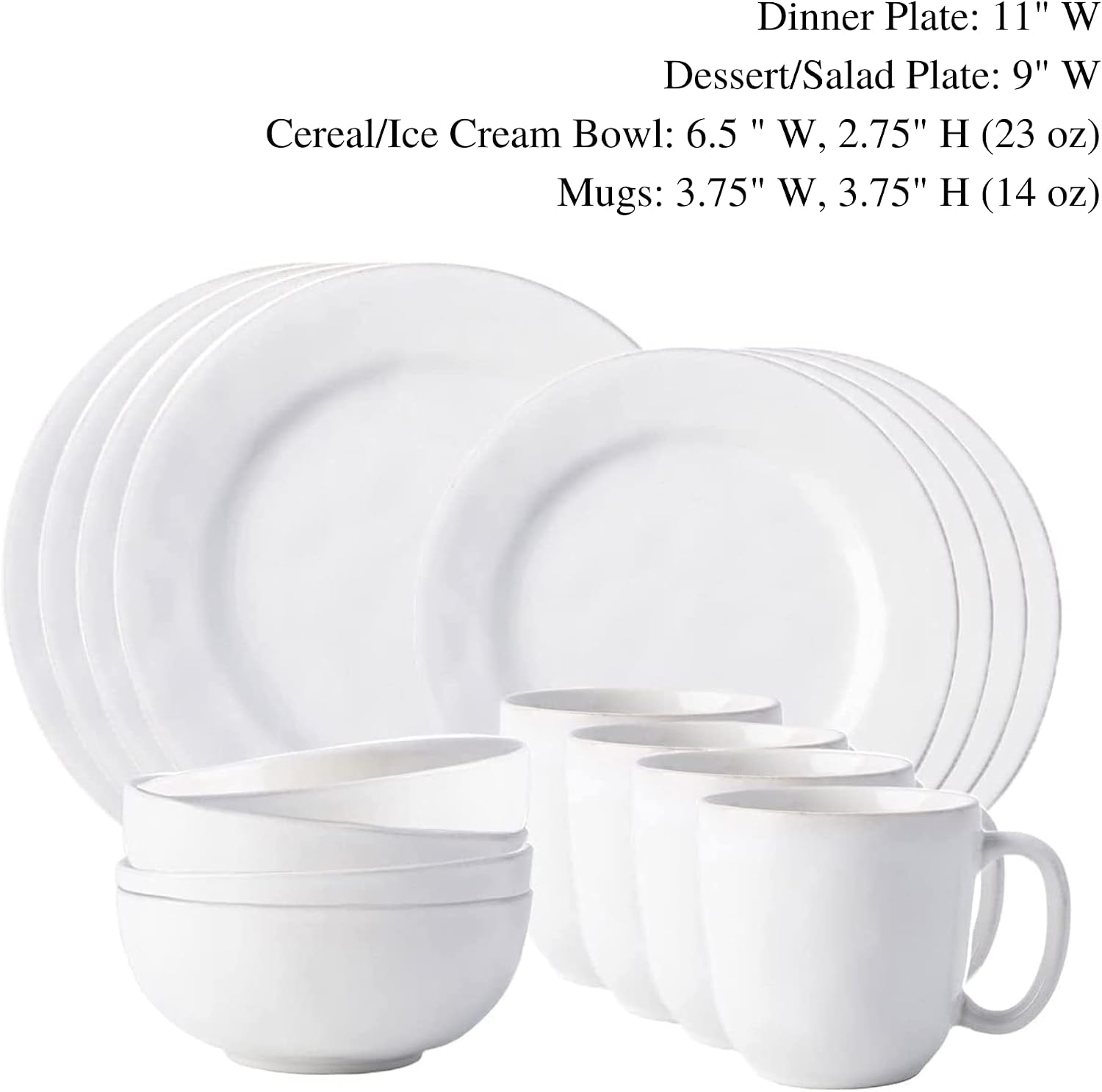 Juliska Puro 16pc Place Setting - Whitewash