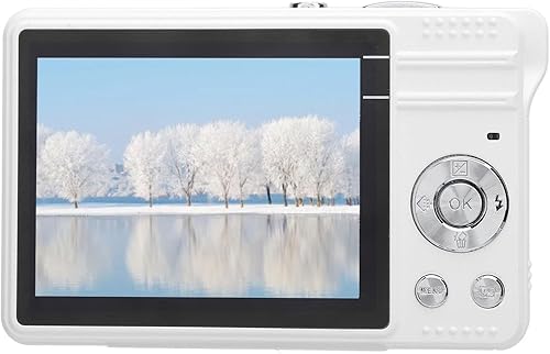 Miniatura 8 de Cámara digital vintage de 50 MP 1080P, cámara compacta de apuntar y disparar, enfoque automático con zoom 16X, cámara retro regalo para