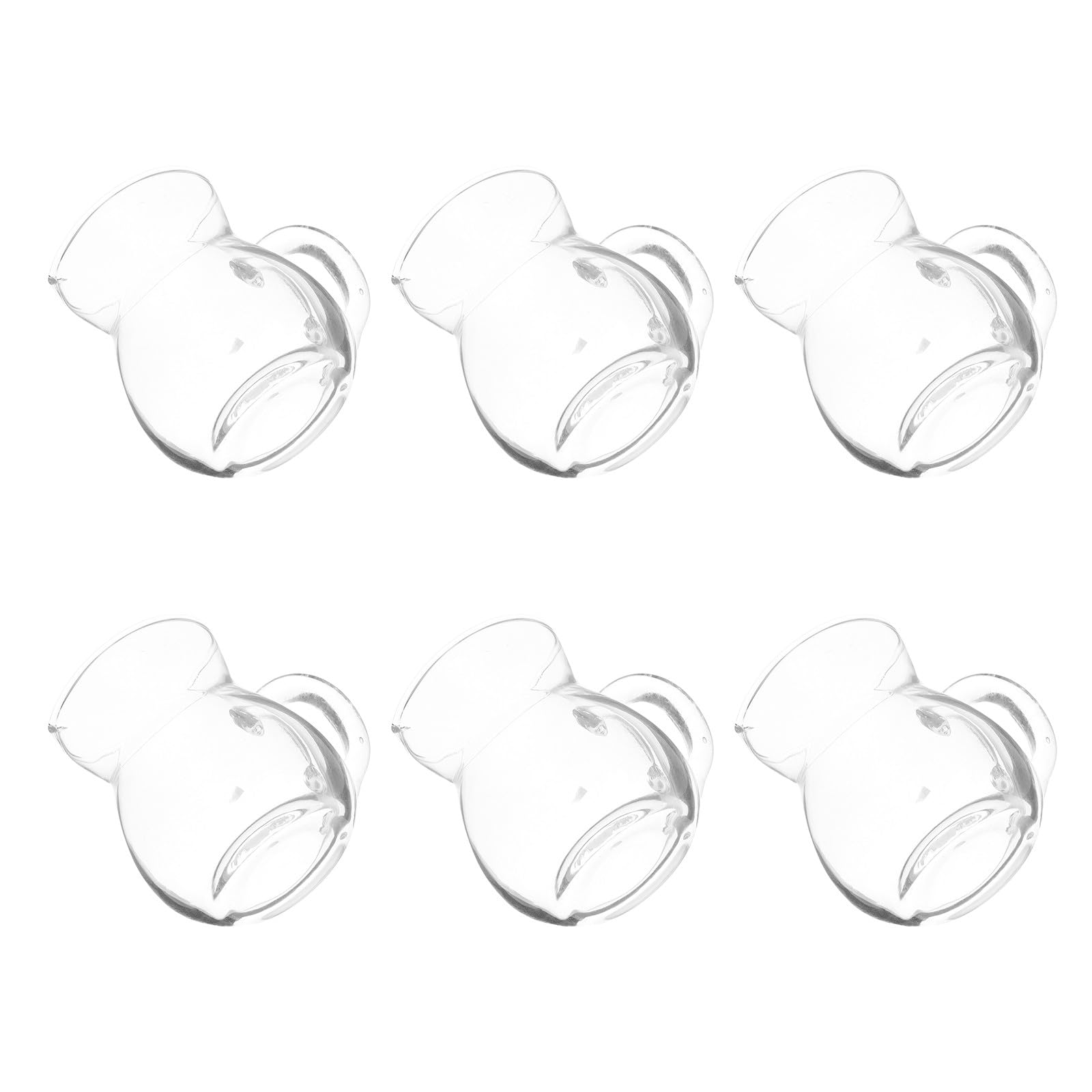 Pichet à lait en verre 100ml MAGICLULU avec bec verseur précis pour la cuisine lot de 6
