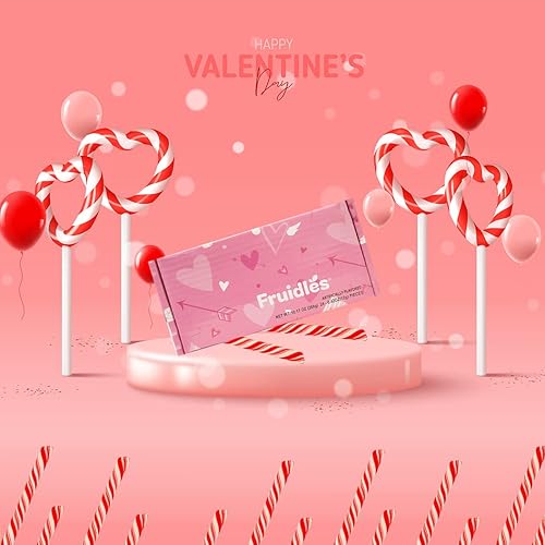 Miniatura 4 de Fruidles Red Swirl - Chupetes de bastón de caramelo, sabor a fruta mixta multicolor antigua, envueltos individualmente, 5.5 pulgadas, peso neto