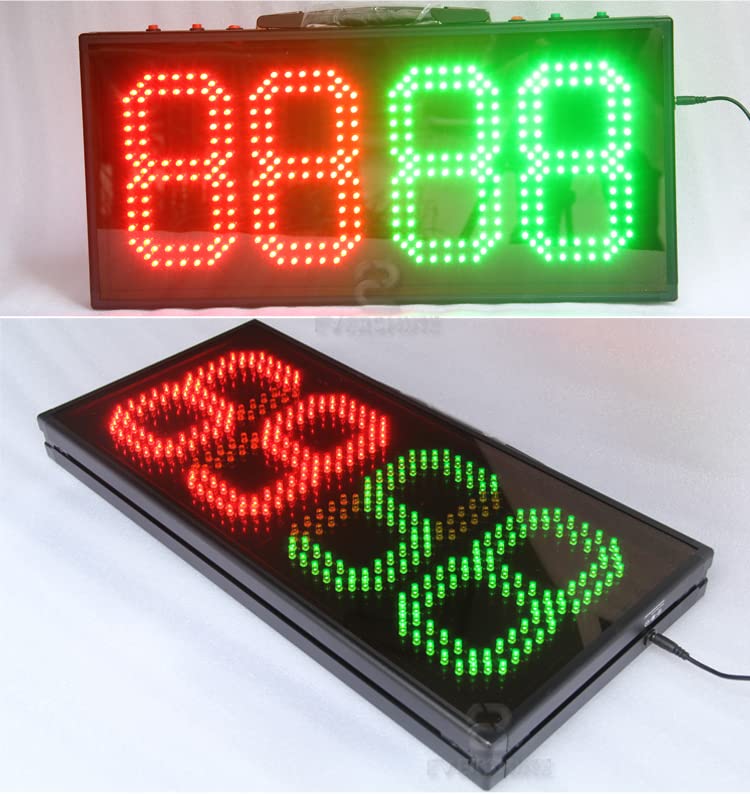 Marcador electrónico portátil con led de 8 pulg 4 dígitos miniatura 3