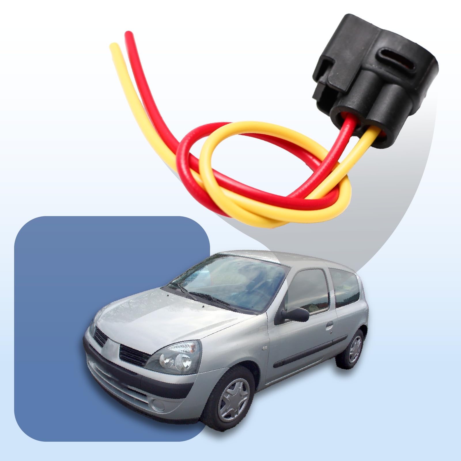 Connecteur Bobine d'allumage 22448-00QAC Compatible avec Clio II Scénic II Logan Sandero Micra K12 224333529R