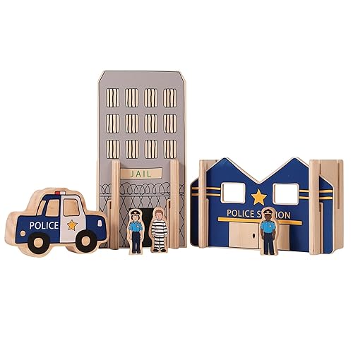 Miniatura 6 de THE FRECKLED FROG Happy Architect - Emergencia - Juego de 20 - A partir de 2 años - Bloques de madera para preescolares y niños de primaria -