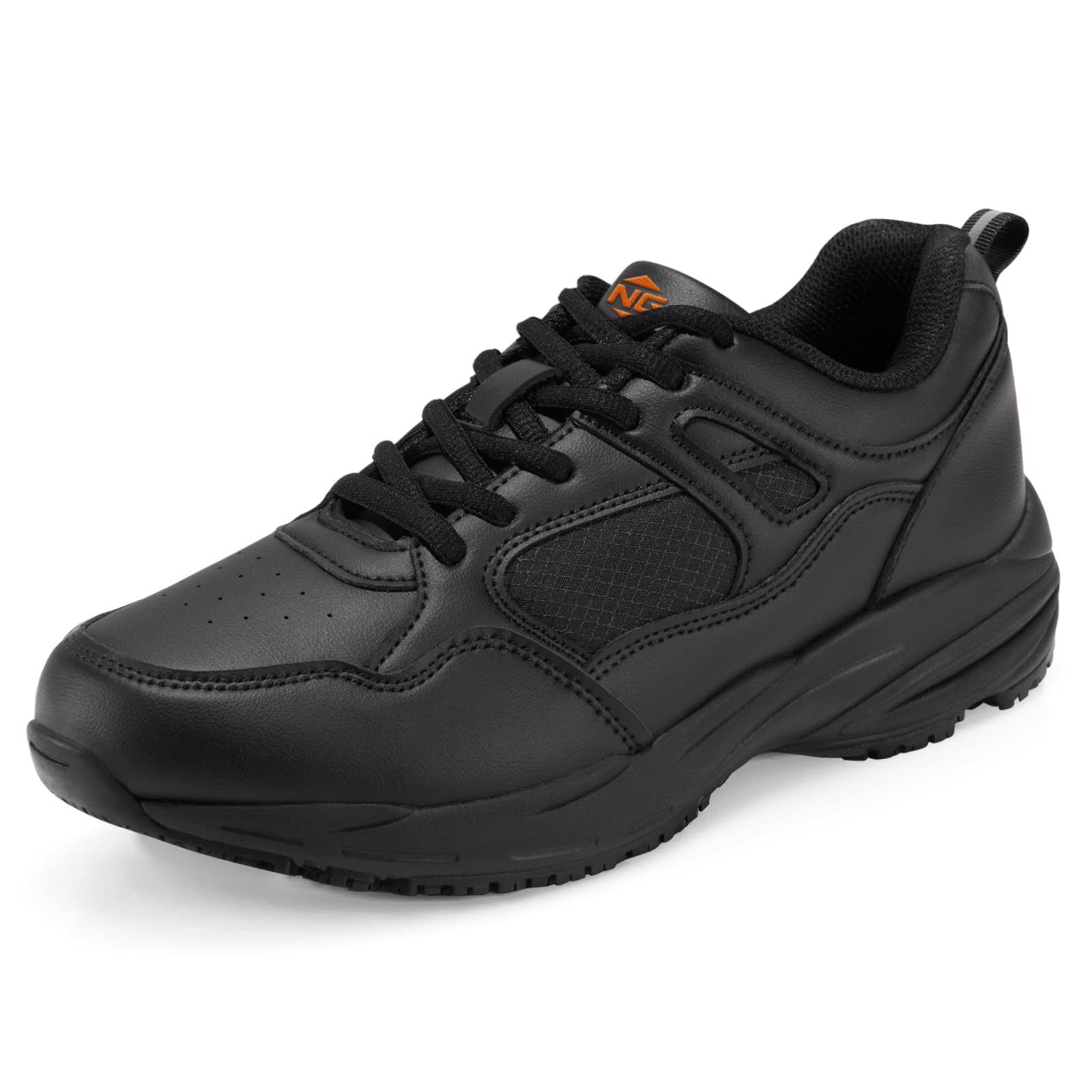 Non Slip Work Shoes for Men, Slip Resistant Mens Work Shoes, Water & Oil Resistant Kitchen Shoes for Men, Lace-Up Lightweight Work Sneakers for Chef, Restaurant, Warehouses-image-34