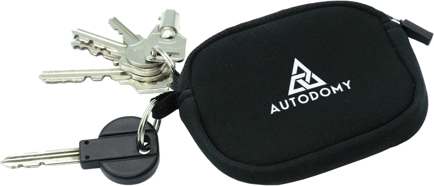 Porte-clés Moto Néoprène Autodomy - Étui Protecteur Pour Clés Voiture, Quad, ATV - 11x8x1 Cm