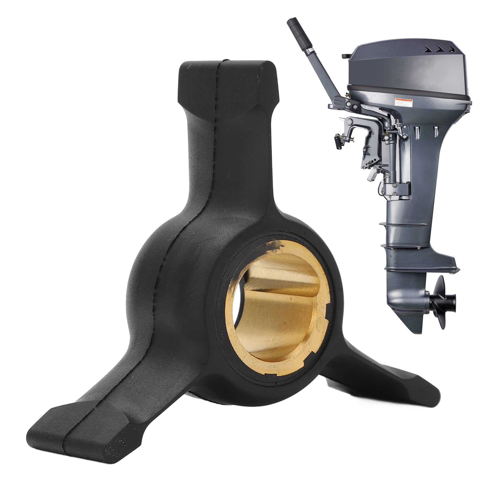 Girante per Barca, Girante per Pompa Dell'acqua 432941 Sostituzione in Neoprene di Rame Temprato a 3 Pale per OMC BRP