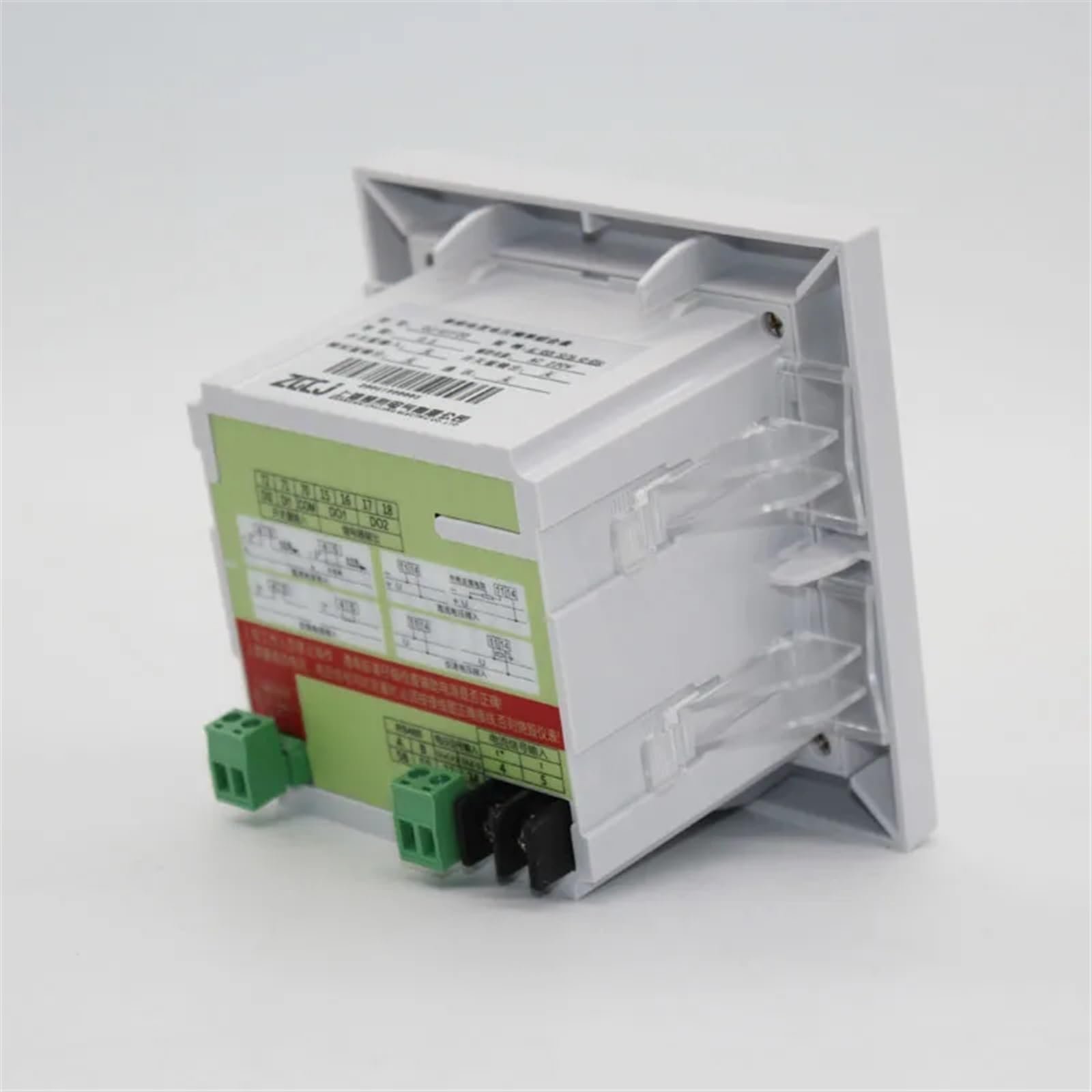Medidor trifásico AV HZ AC0-5A 450V 45-65hz pantalla digital de números medidor multifunción amperios medidor de panel de frecuencia de voltaje (Size : 96 * 96mm)