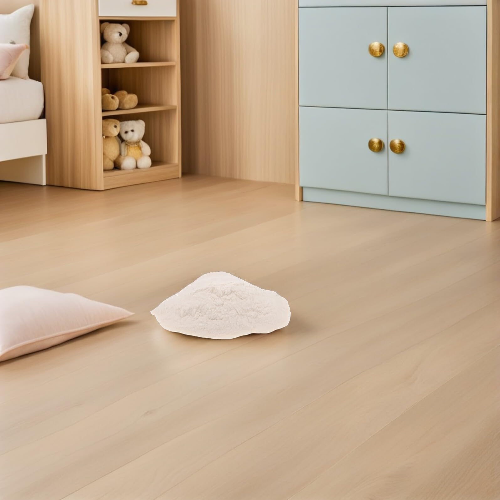 ORFOFE Cemento in Amido di Mais Bianco per Mattoni in Miniatura, Adesivo Versatile per Modellismo e Artigianato, Confezione da 1 Kg per Realizzazioni in Scala e Progetti DIY