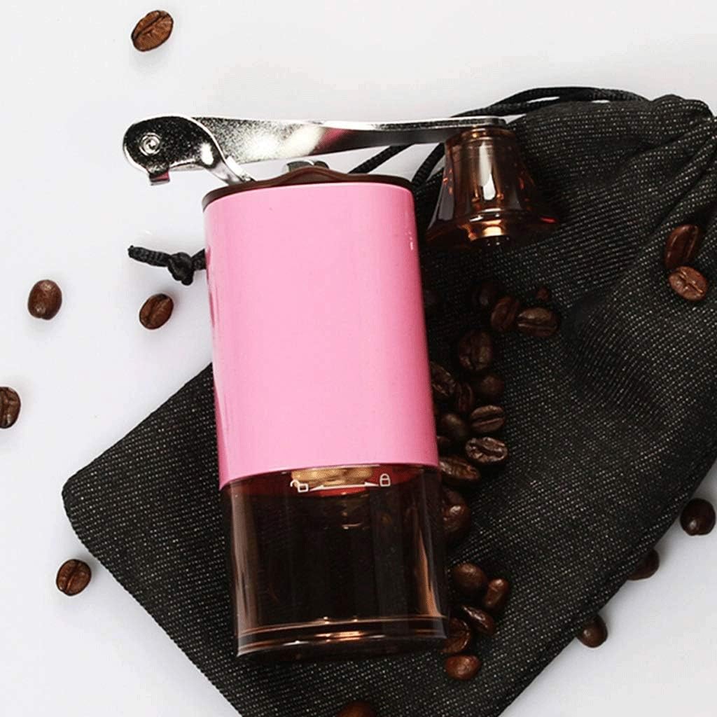 Manual Coffee Grinder Portable - Hand Coffee Bean Mill with Ceramic Burr, Mini Coffee Machine(D)