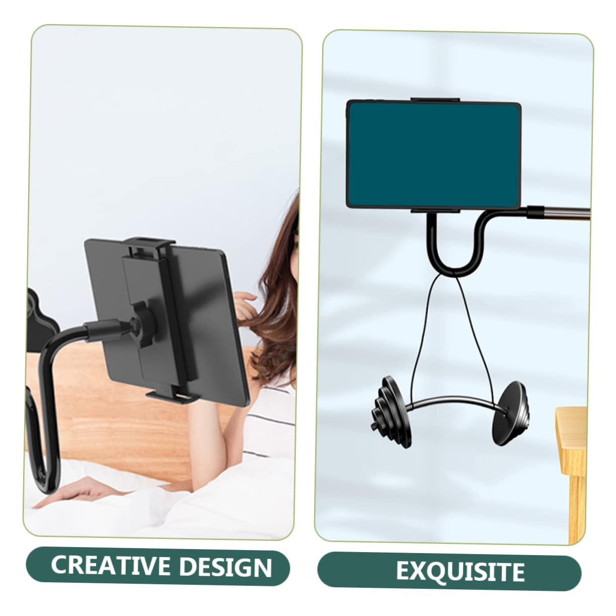 Operitacx Soporte para Teléfono para Cama Brazo Flexible y Abrazadera 0-75mm Soporte de Teléfono para Escritorio