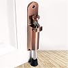 Doorstops Wedge,Rubber Door Wedges, Door Stops Perforated Suction Door Foot Stop Anti-Collision Door Stop Carmen Fixed Windproof Positioning Type Foot Color : Red Color : Red