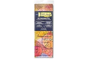 Gel Press Petites Monoprinting Plates 3 piece - Circle Triangle Square