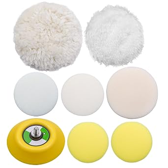 Buffing Polishing Pads Kit Fit for Milwaukee M12 Polisher