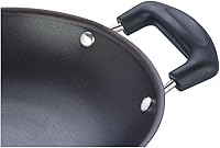 Vista 6 de Tabakh by Vinod Appachetty Non Stick Appam Pan with Stainless Steel Lid, 215mm, Black