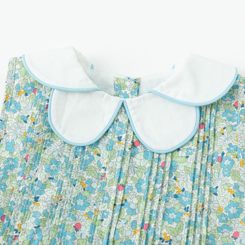 Curipeer Toddler Girl Dress Summer Floral Dresses for Girls Short Sleeve Playwear Sundress - Image 3