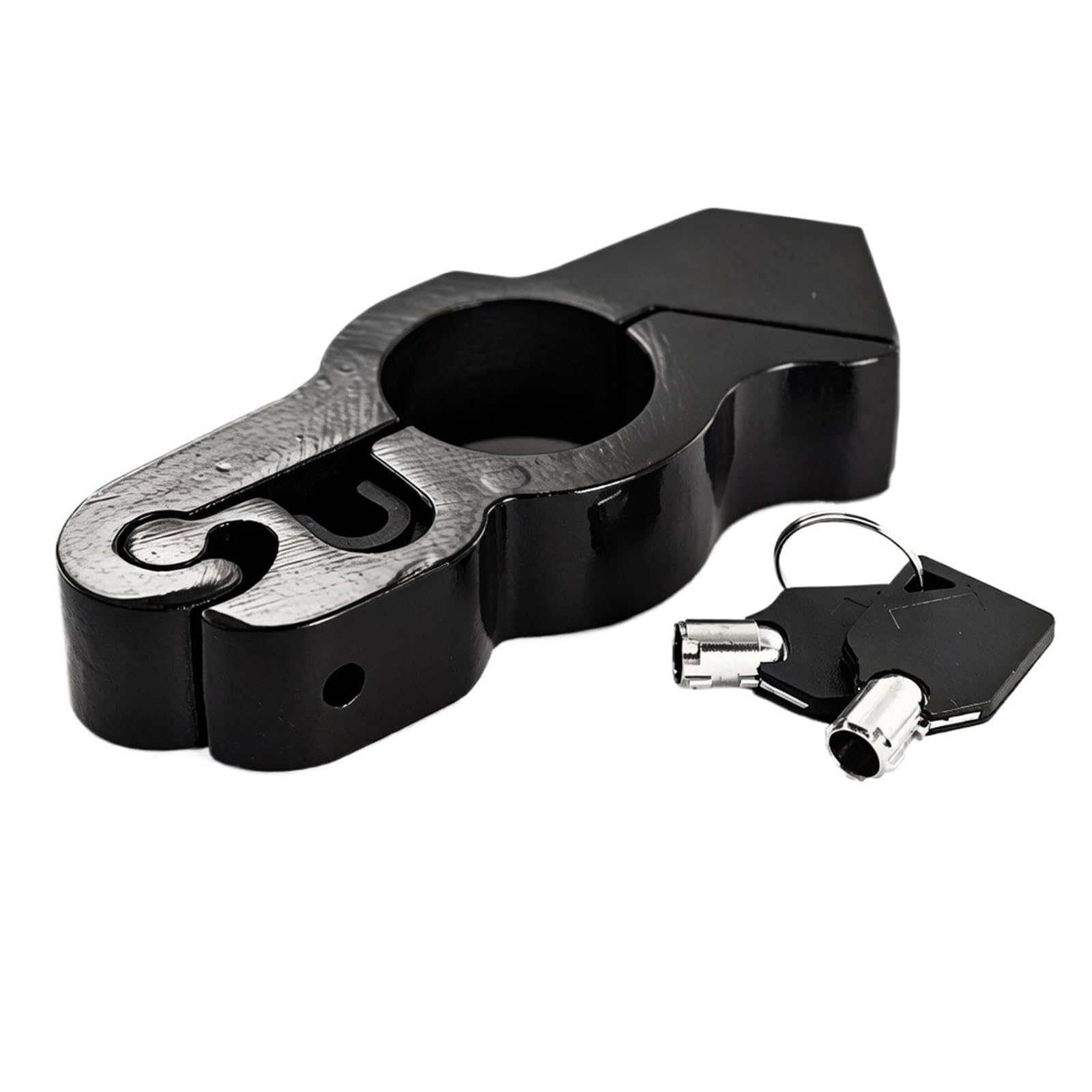 Motorcycle Handlebar Lock Fit for Honda CB500X CB 500X CB500 Motorcycle Handlebar Lock Heavy Duty Steel Anti-Theft Motorbike Lock Security(Black)