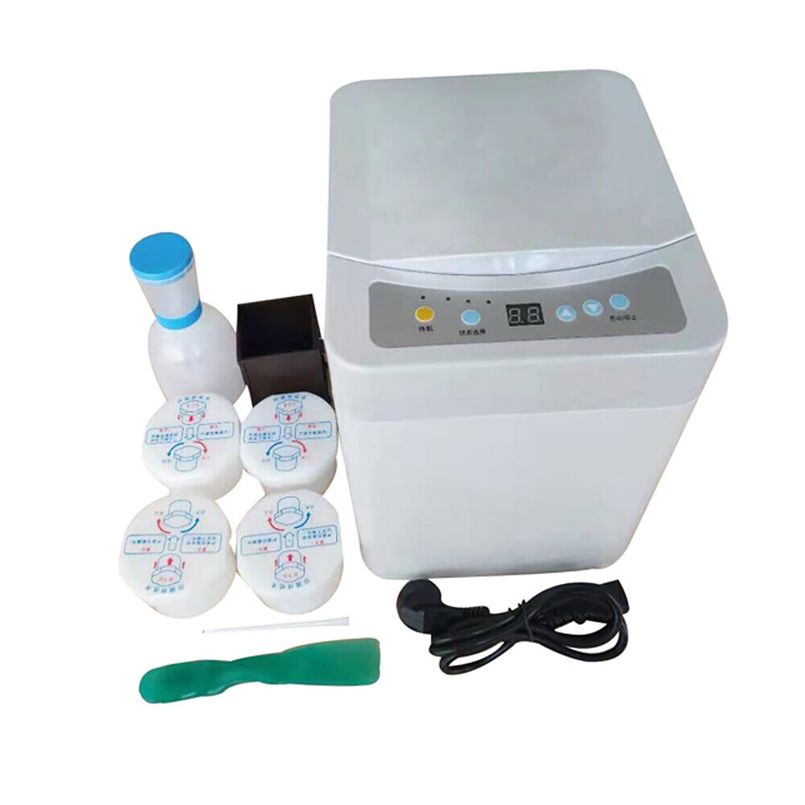 Miscelatore Per Alginato Da Laboratorio, Impastatrice Per Materiali Per Impronte Dentali Con Display LCD, Velocità 1500~2000 Giri/min E Impostazione Timer 10/15/30 Secondi, Senza Bolle E Grumi