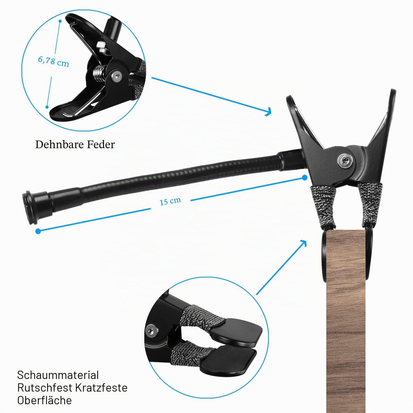 Flexible Halterung für Blink Outdoor 4, Blink Outdoor, Blink Mini, Blink Indoor(Schwarz, 2 Stück)