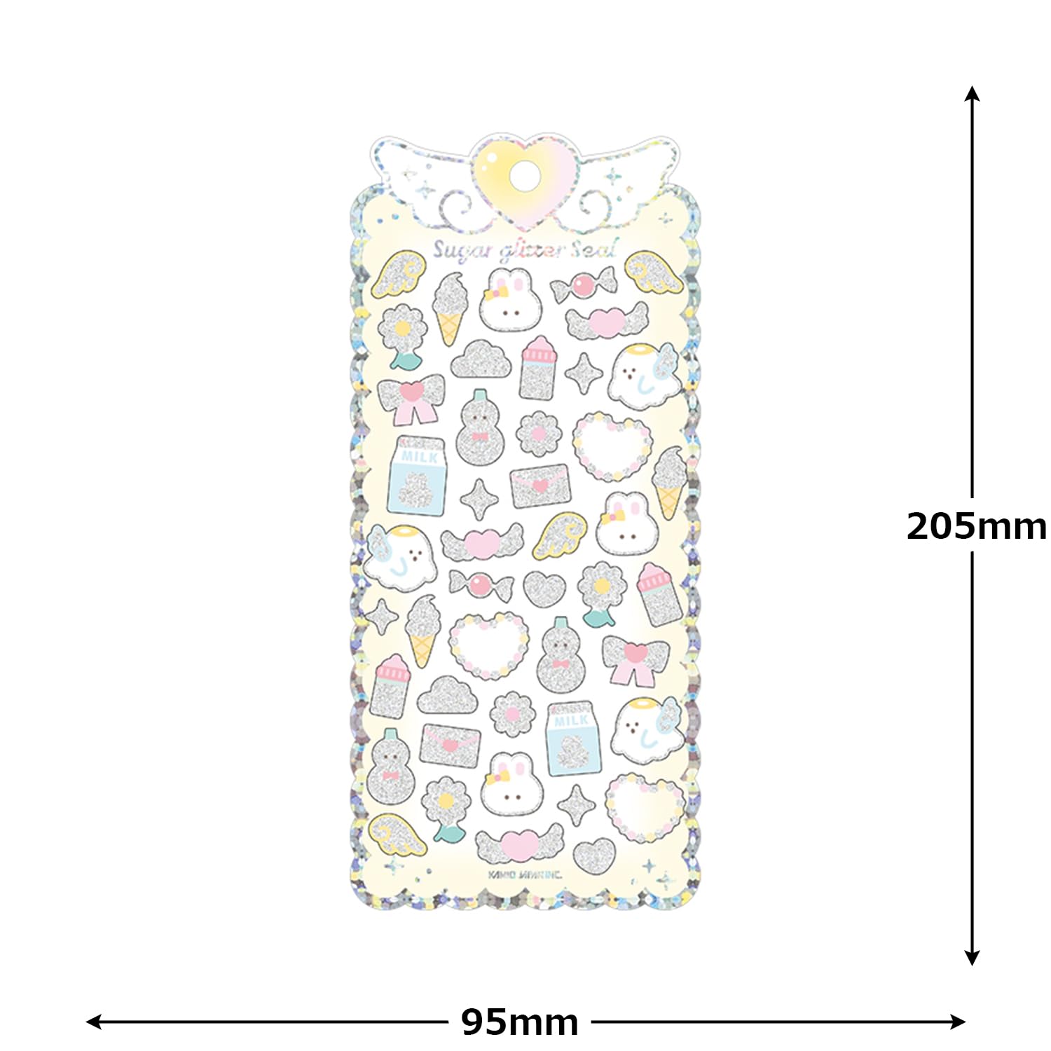 Amazon.co.jp: カミオジャパン シール SUGAR GLITTER SEAL ベビー