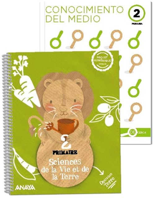 Portada de Sciences de la Vie et de la Terre 2º Educacion Primaria Livre de L Élè