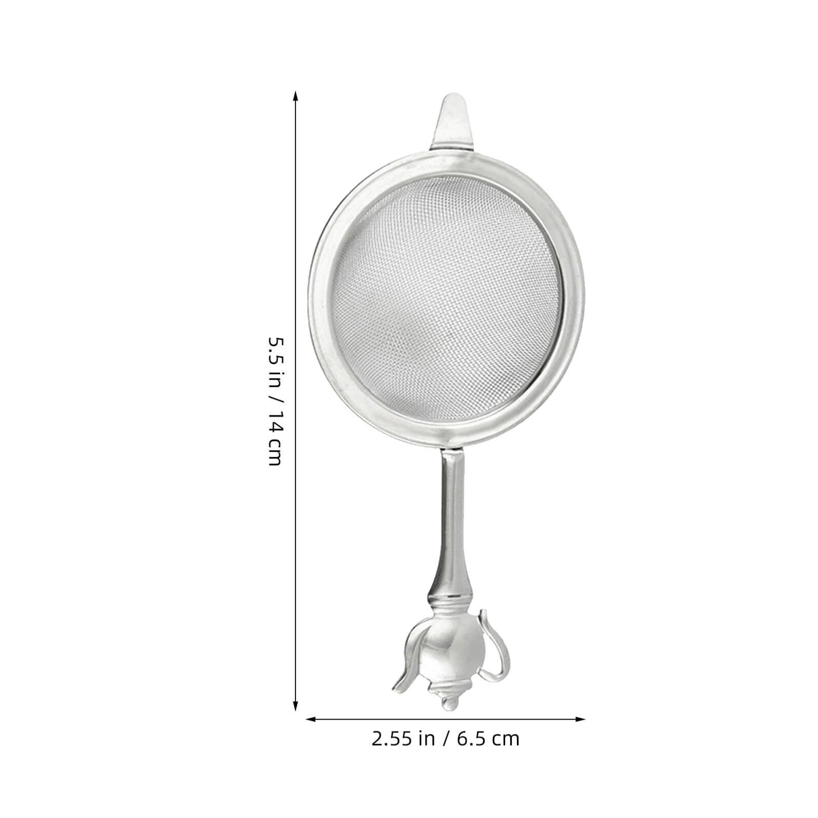 Infuseur à Thé Manuel à Long Manche, Acier Inox 304, Maille Fine