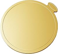 Vista 3 de 100 tableros dorados para tartas – Mini cartón redondo para pastel, 3.5 pulgadas para mousse, cupcake, postre, decoración, 3.1 in