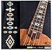 Inlaystickers Marqueurs de Frettes pour ukulélés - Native American Style Ethnic Pattern - Naturel UKF-295NA-NA