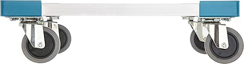 Miniatura 6 de CFS Cateraide - Bandeja de comida de doble capacidad aislada de plástico con carro, capacidad de 10 sartenes, 50 pulgadas, marrón