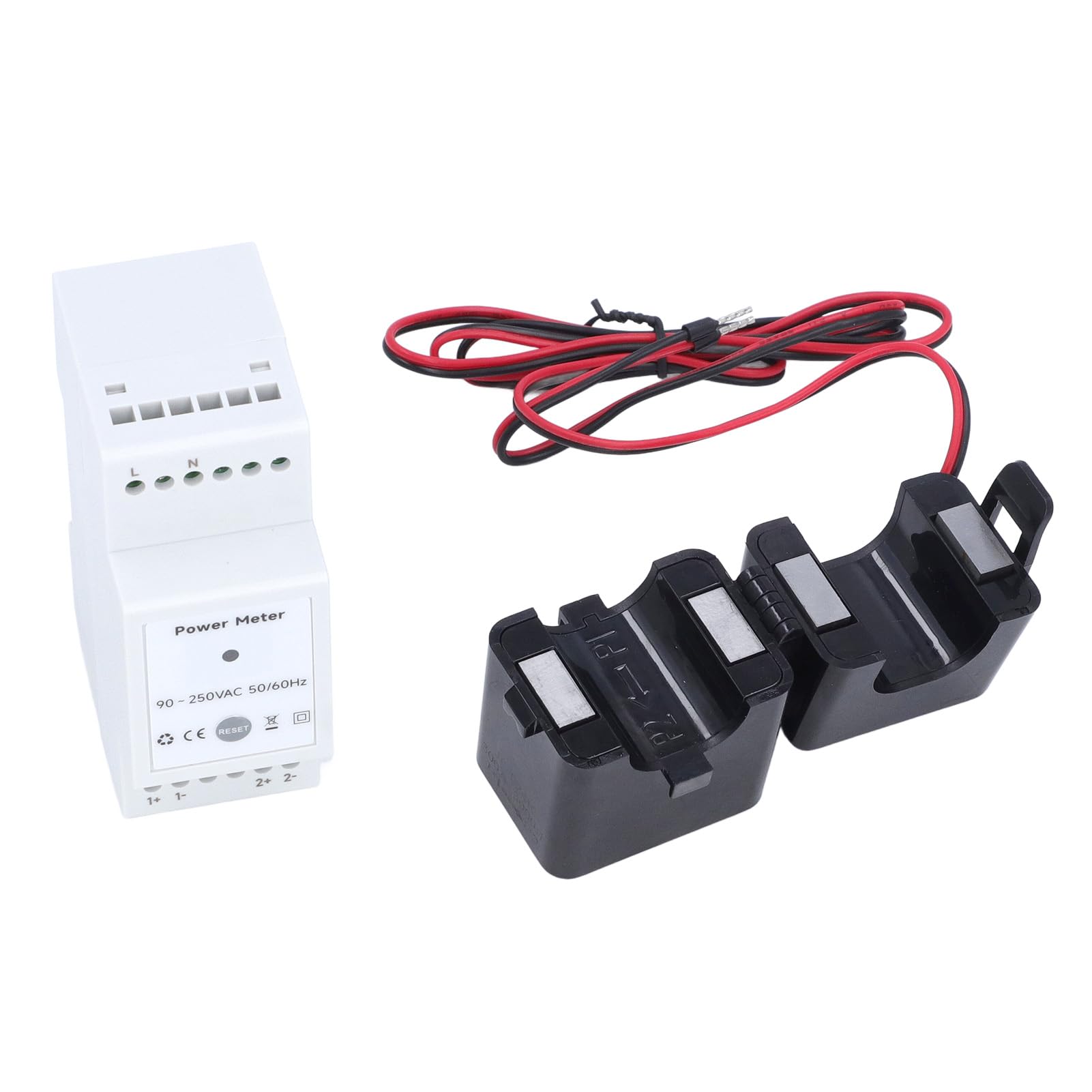 Zerodis Misuratore del Consumo di elettricità, Contatore di Energia WiFi con Pinze da 500 A, Monitoraggio di Tensione e Corrente in Tempo Reale per Uso Domestico e Automobilistico