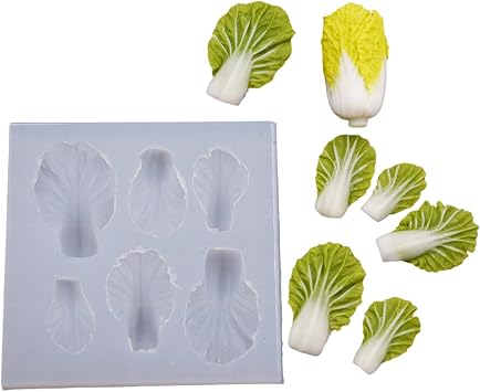 High Performances Silicone Mould for Realistic Cabbage Leaf Designs Accessory for Craft and Art Projects Supplies