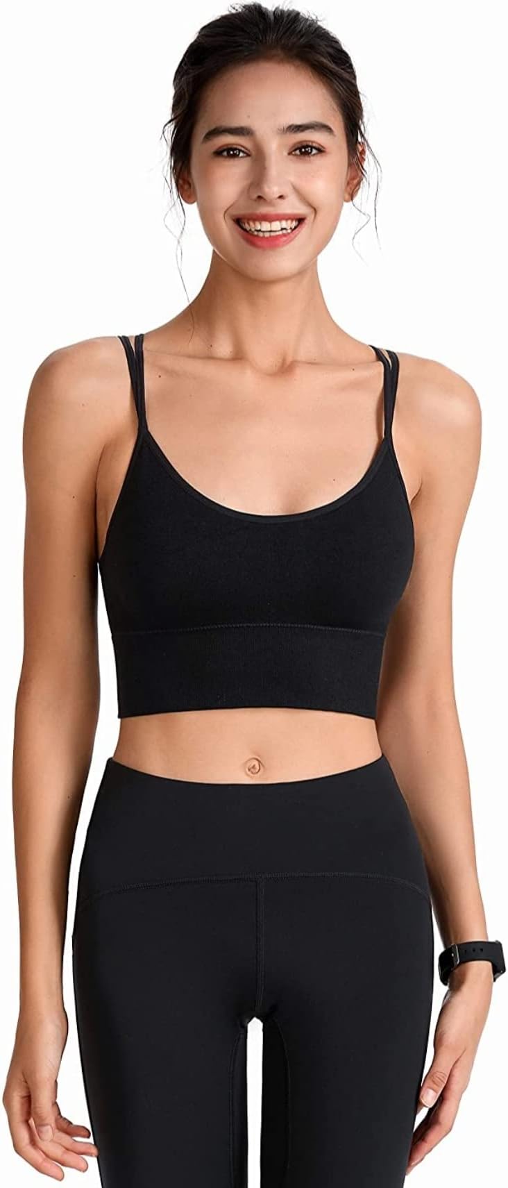 Sweet CathySports Bra Seamless Top Yoga Running Gym Crop Top Push Up Bra Vest Sportswear Fitness Full Cup for Women