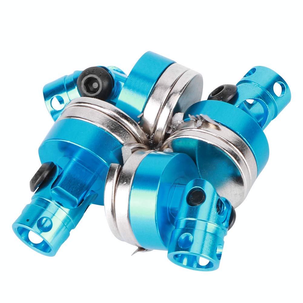 Supports de Poteau de Carrosserie RC, Supports de Carrosserie Avant et Arrière en Alliage D'aluminium, Support de Coque Compatible avec Les Pièces de Mise à Niveau de Voiture LaTrax Teton(Rouge