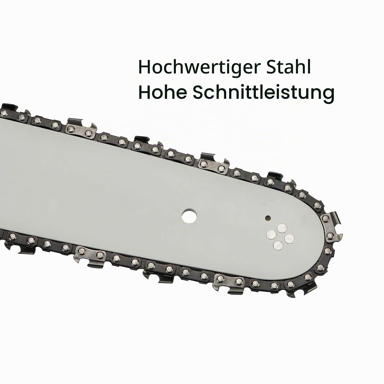 4 Stück 35 cm Sägeketten mit 14 Zoll Kettensägen Schwert – 3/8" Pitch, 50TG, 1,3 mm (0,050") Stärke – Kettensäge Kette für Husqvarna, Stihl, Einhell, Makita, Oregon & mehr