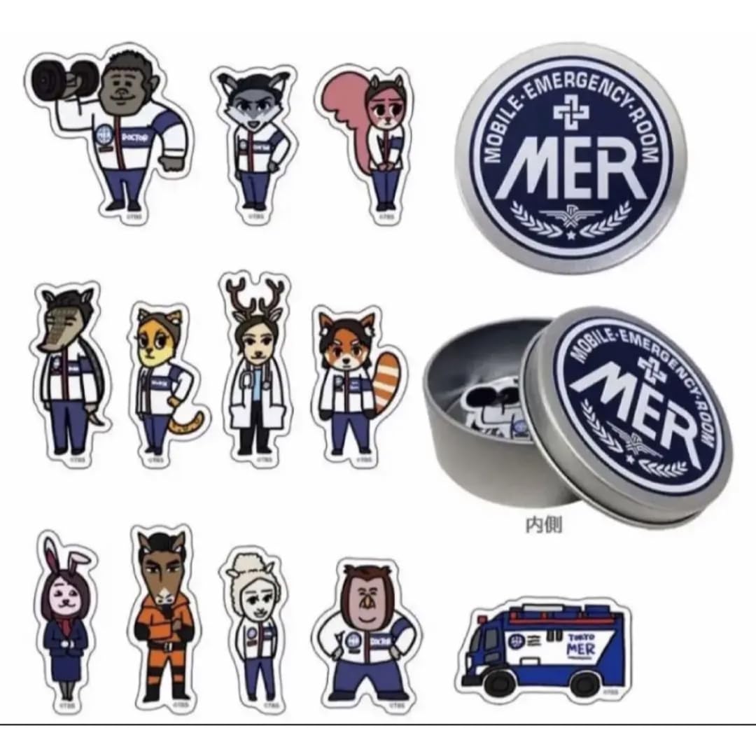 Amazon | TOKYO MER 走る緊急救命室 缶入りステッカーセット