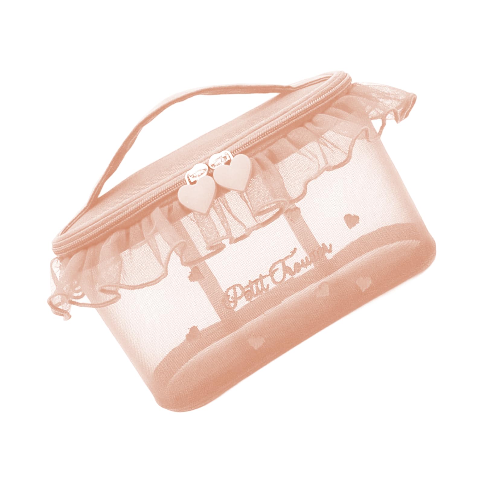 CAZSTYK Pattern Makeup Case Ergonomic Nylon Construction and Spacious Interior Compartments Cosmetic Case Fashion Embroidery Makeup Accessory