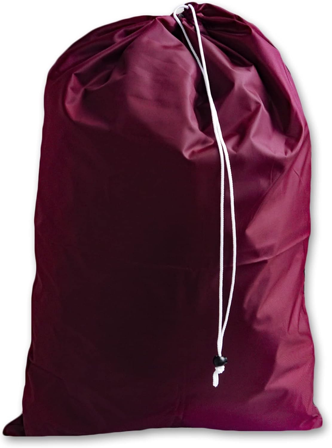 Extra Large Jumbo Laundry Bag with Drawstring, Color Burgundy Home & Kitchen