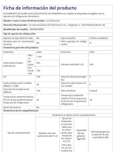 LG GMG861MBAE - vue 4