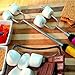 Smores Sticks For Fire Pit - Marshmallow Roasting Sticks For Campfire, Rotating Smore Sticks Set of 6 - Safe, Fun Telescoping Multicolored 34 Inch Hot Dog Sticks - SUMPRI Long Camping Skewers